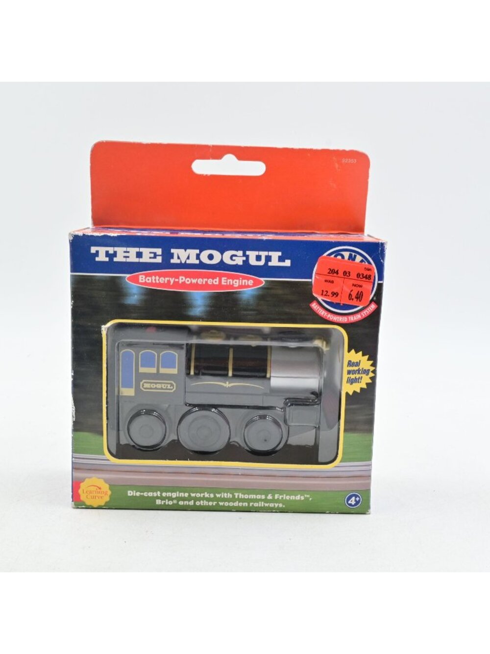Learning Curve Lionel The Mogul Battery Train Engine Wooden Railway 92353 NEW